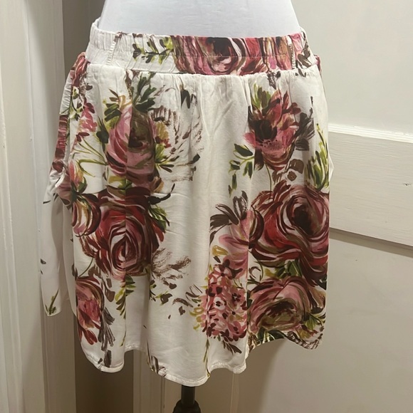 Free Shipping! Vintage Floral Mini Skirt by Wet Seal with pockets! Women's Large - Picture 8 of 8